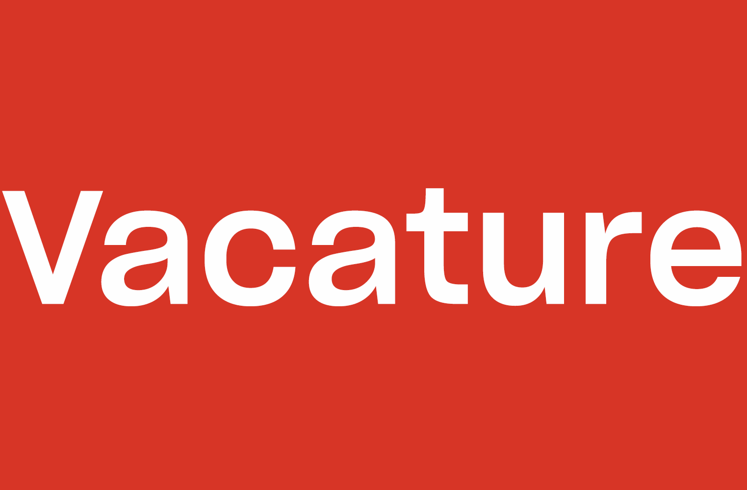 Vacature