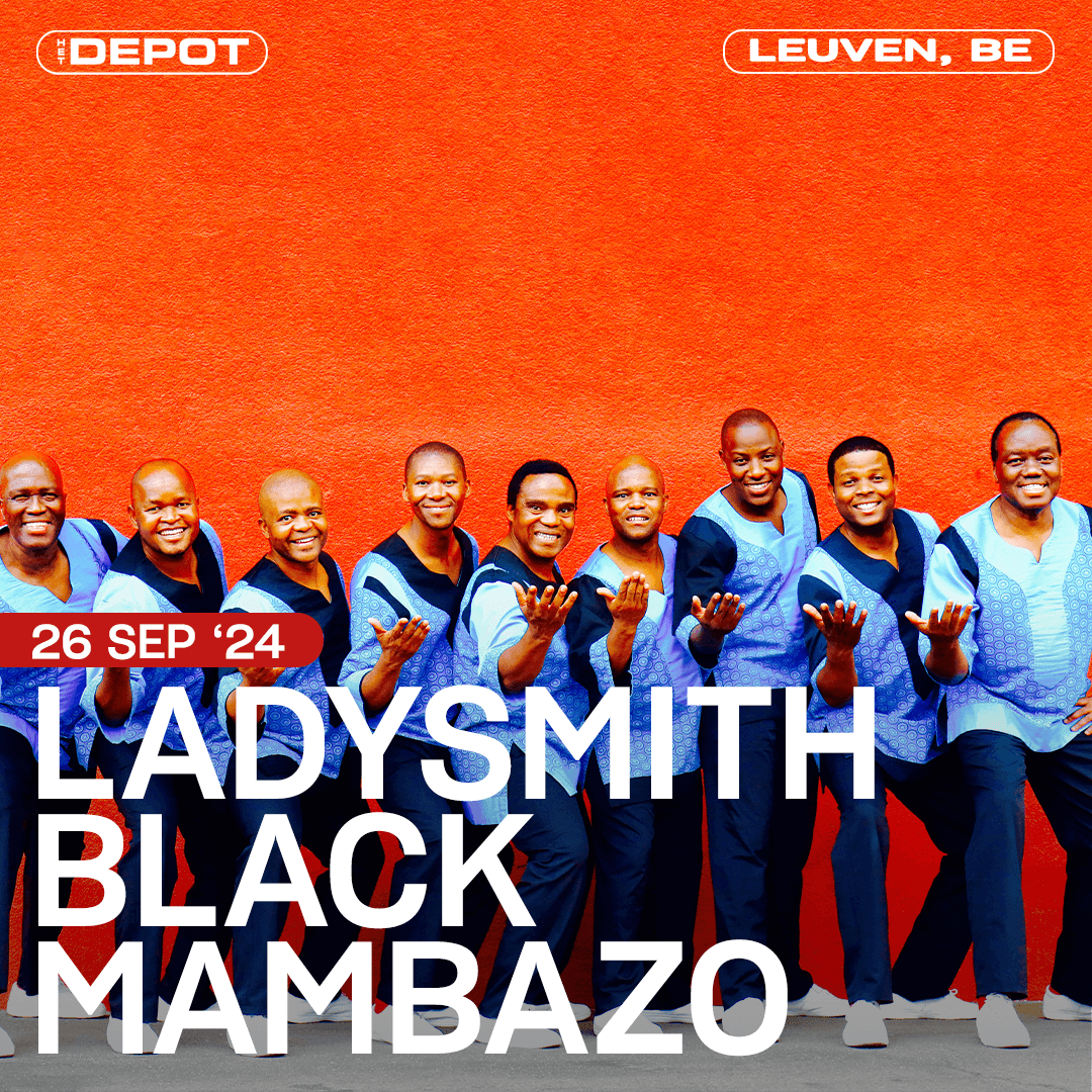 visual Ladysmith Black Mambazo op 26 september 2024 in Het Depot 