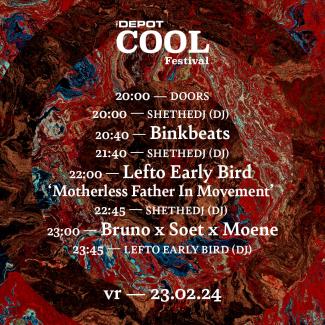COOL Festival timetable day 1 