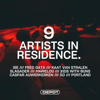 9 artists in residence